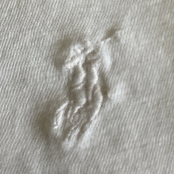$ 10$ add on Ralph Lauren sport white on white polo pony cotton T-Shirt White L - Picture 9 of 14